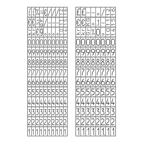 AVERY Prezzatrice 2 linee, stampa fino a 18 caratteri, design ergonomico e resistente