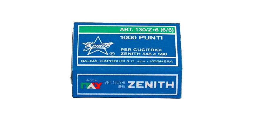 Zenith Staples 130Z6 6/6 30 Sheets 10000 Staples