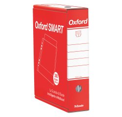 Buste a perforazione Universale Oxford Smart Esselte Deluxe 22 x 30 cm trasparente polipropilene finitura liscia lucida spessore alto 300 unità