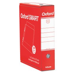 Buste a perforazione Universale Oxford Smart Esselte Deluxe 22 x 30 cm trasparente polipropilene finitura liscia lucida spessore alto 300 unità