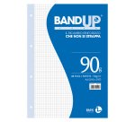 Ricambi rinforzati BM BandUP Bianco Quadretto 4mm A4 29,7 x 21 cm 90 g/m² 40 fogli