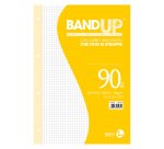Ricambi rinforzati BM BandUP Bianco Quadretto 5mm A4 29,7 x 21 cm 90 g/m² 40 fogli
