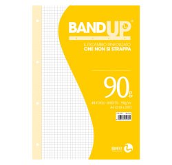 Ricambi rinforzati BM BandUP Bianco Quadretto 5mm A4 29,7 x 21 cm 90 g/m² 40 fogli