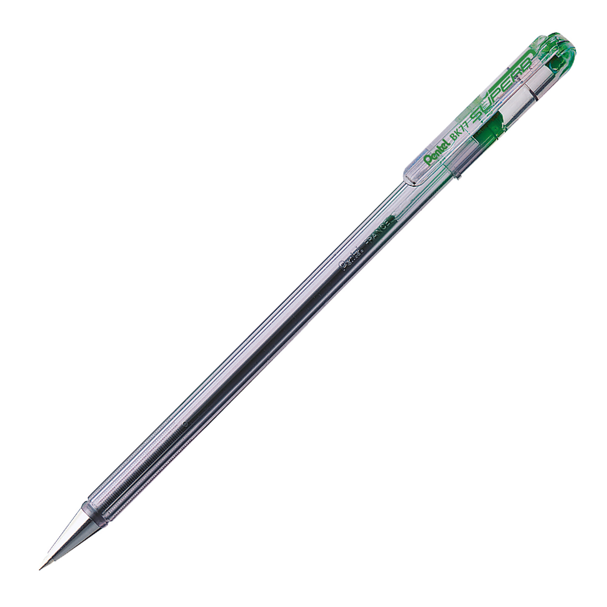 Pentel Superb Kugelschreiber 8er-Pack – 0,7 Mm, Schwarze Tinte, Nachfüllbar, Schlankes Design