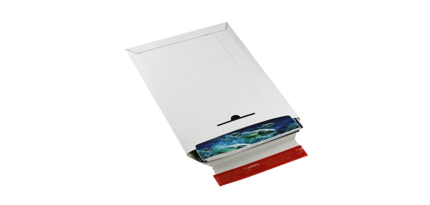 Buste a sacco in cartoncino rigido ColomPac C4 425 g/m² bianco senza finestra 240 mm 20 unità