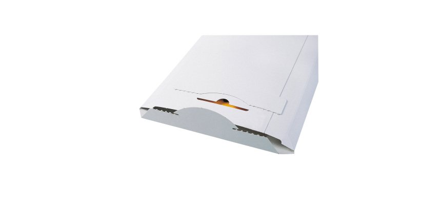 Buste a sacco in cartoncino rigido ColomPac 425 g/m² bianco senza finestra 320 mm 20 unità