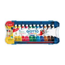 Tempera in tubetti GIOTTO Assortiti 12 unità