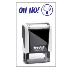 Timbro Trodat Printy 4910 "Oh No" bianco