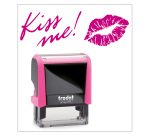 Timbro Trodat Printy 4912 "Kiss me" fucsia