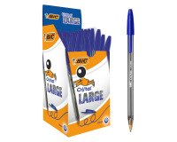 Penna a sfera BIC Cristal Large Conf da 50 pezzi 