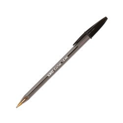 BIC Cristal Large Ballpoint Pen Broad 0.6 mm Black Pack of 50