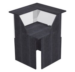 Angolare reception 760 x 760 x 1.170 mm