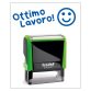 Timbro Trodat Printy 4912 "Ottimo lavoro" verde