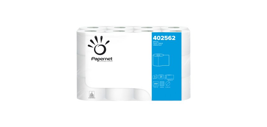 Carta igienica Papernet 2 veli 24 rotoli da 350 strappi
