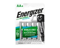 Energizer AA Rechargeable Batteries Extreme HR6 2300mAh NiMH 1.2V Pack of 4