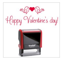 Timbro Trodat Printy 4912 "S Valentine" rosso