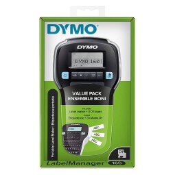 DYMO Handheld Label Printer LabelManager 160 QWERTY with 3 Tapes Included