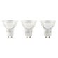 Lampadina a LED Nedis GU10 4W Bianco caldo A+ forma Par 16 3 unità