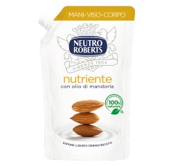 Sapone liquido Neutro Roberts nutriente con olio di mandorla 400 da ml