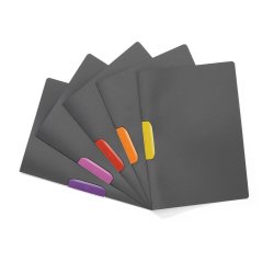 Cartellina con clip DURABLE Duraswing Color A4 assortiti polipropilene 22 x 31 cm 5 unità