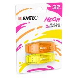 En_cf2 chiavette usb emtec2.0 c410 neon32gb