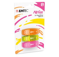En_cf3 chiavetta usb emtec 2.0 c410 neon8gb