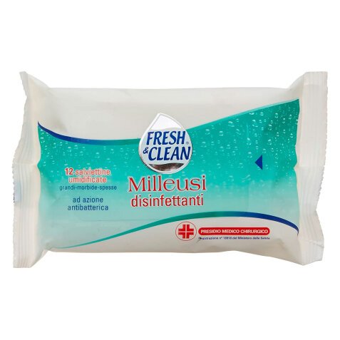 Salviettine disinfettanti Milleusi FreshClean 12 unità