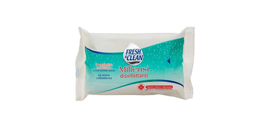 Salviettine disinfettanti Milleusi FreshClean 12 unità