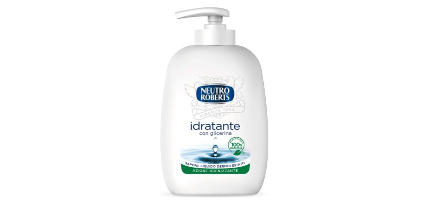 Sapone liquido idratante con glicerina Neutro Roberts 200 ml