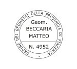 Timbro TRODAT Printy 4630 personalizzato - Ø30 mm max 7 righe nero