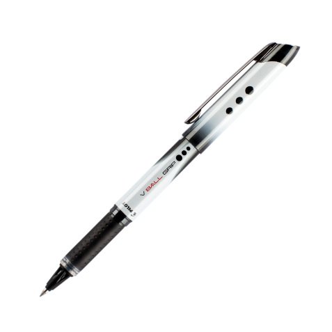 Pilot V-Ball Grip 05 Rollerball Pen Fine 0.3 mm Black Pack of 12