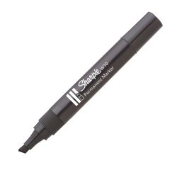 Sharpie Permanent Marker W10 Chisel Black Pack 12