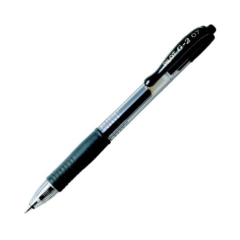 Penna gel scatto Pilot G-2 0,7 medio 12 pezzi