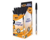 BIC Cristal Original Ballpoint Pen Medium 0.4 mm Blue Pack of 50