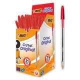 Penne a sfera BIC Cristal rosso 50 pezzi