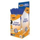 BIC Cristal Original Ballpoint Pen Medium 0.4 mm Blue Pack of 50