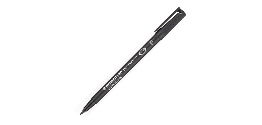 STAEDTLER Permanent Marker 318-9 Round tip Black Pack 10