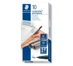 Marcatori STAEDTLER Lumocolor Permanent 317 nero 10 pezzi
