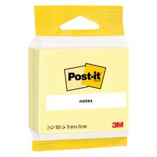 Post-it Giallo Canary 76 x 76 mm 653-TFEN 2 unità da 100 fogli