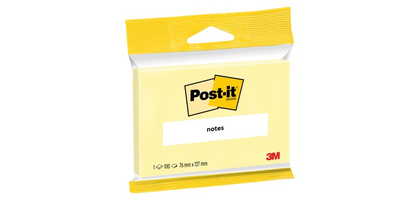 Post-it Giallo Canary 76 x 127 mm 1 unità da 100 fogli