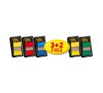 Index medium 25,4 x 43,2 mm confezione da 5 blister di cui 2 in omaggio composti da 50 segnapagina cadauno