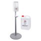 Piantana porta dispenser con dispenser automatico e tanica disinfettante mani AMUCHINA X-Germ