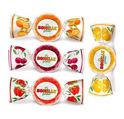 Caramelle Le BONELLE gelées arancia, limone, fragola, ciliegia