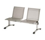 Panca in metallo 2 posti UNISIT Plexus PS2P grigio