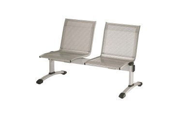 Panca in metallo 2 posti UNISIT Plexus PS2P grigio