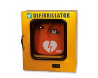 Teca da esterno termoregolata con allarme per defibrillatore, 42,5 x 21,5 x 48 cm