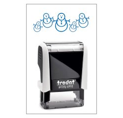 Timbro Trodat Printy 4910 "Pupazzi neve" bianco