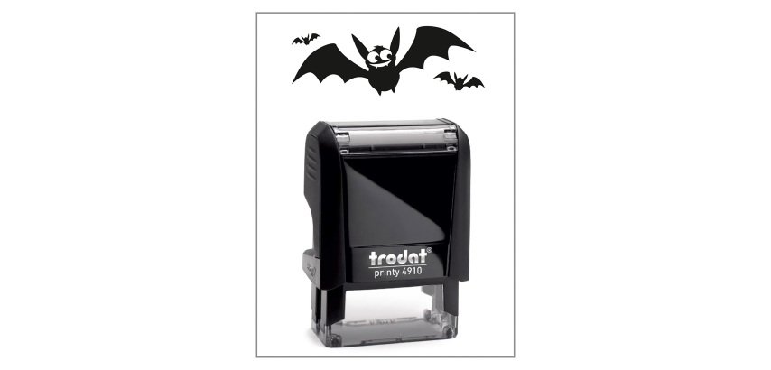 Timbro Trodat Printy 4910 "Pipistrello" nero