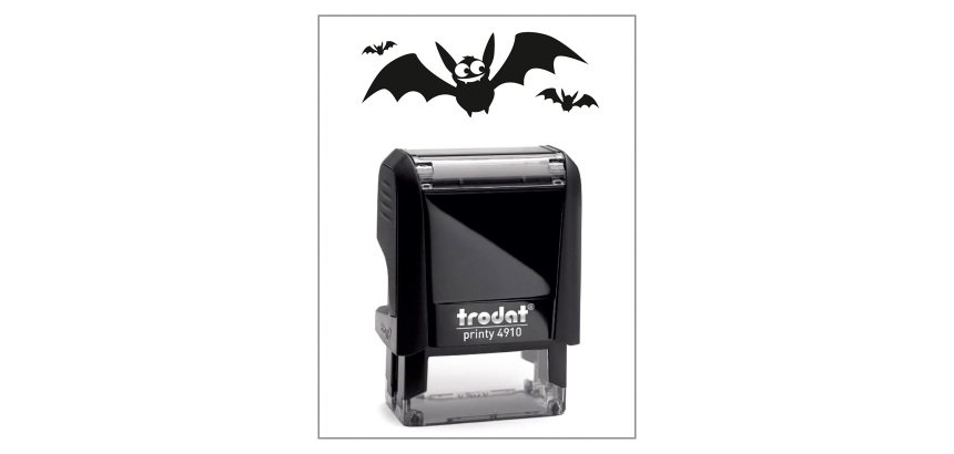 Timbro Trodat Printy 4910 "Pipistrello" nero