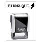 Timbro Trodat Printy 4910 "Firma qui" bianco